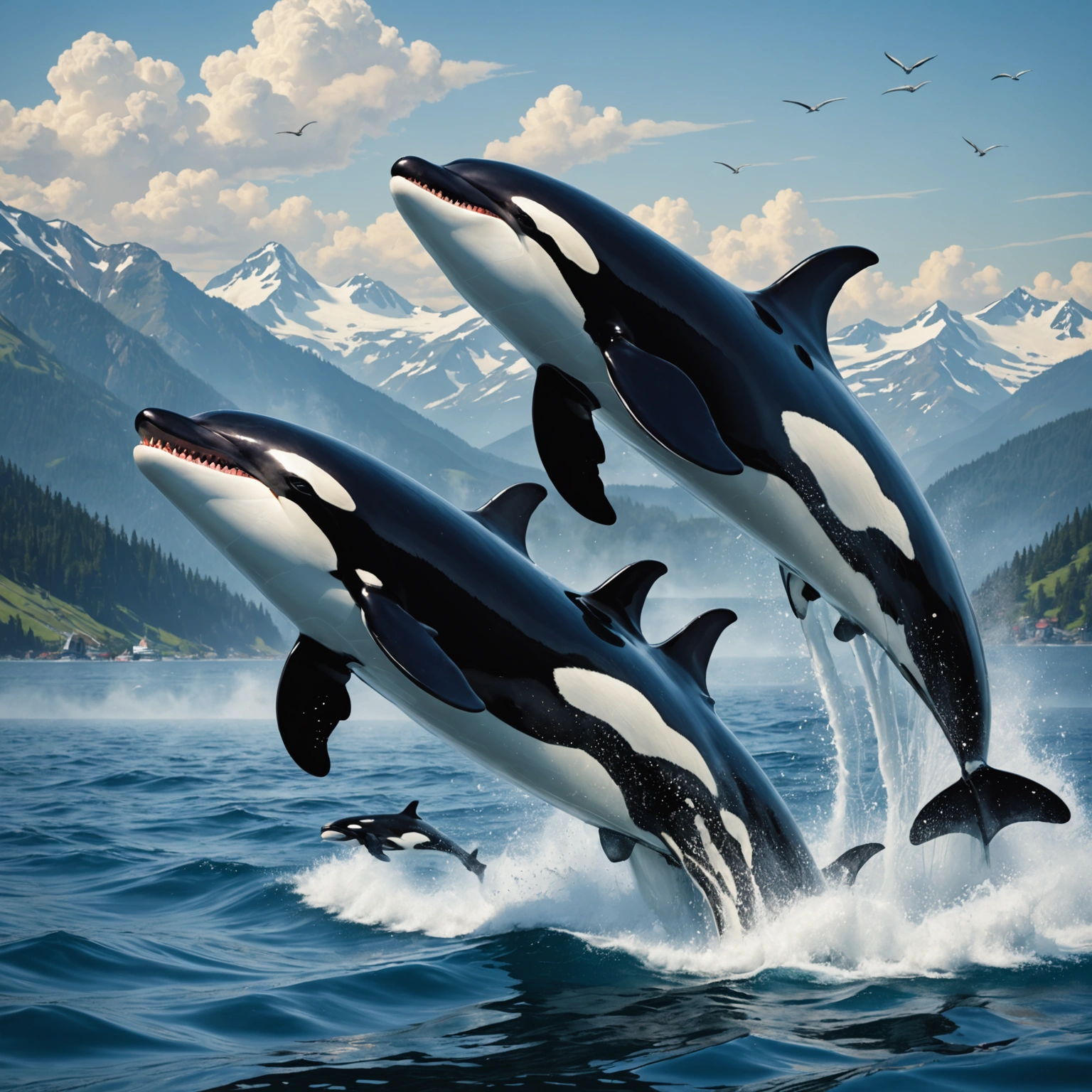 Косатки: удивительный мир морских гигантов и их интеллект