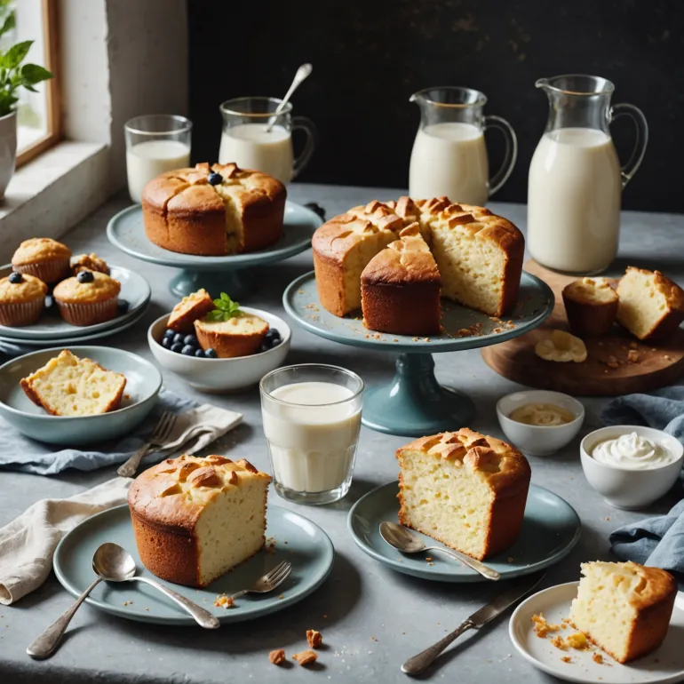 Идеальные рецепты для тех, кто ценит вкус без лишних калорий: бисквит без сахара и кекс на молоке