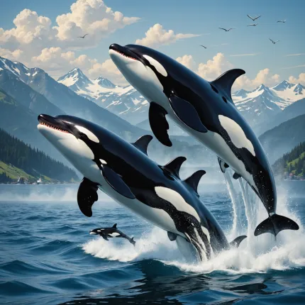 Косатки: удивительный мир морских гигантов и их интеллект